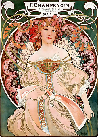 Alphonse Mucha Art Nouveau
