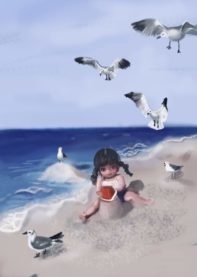 chill on the beach
