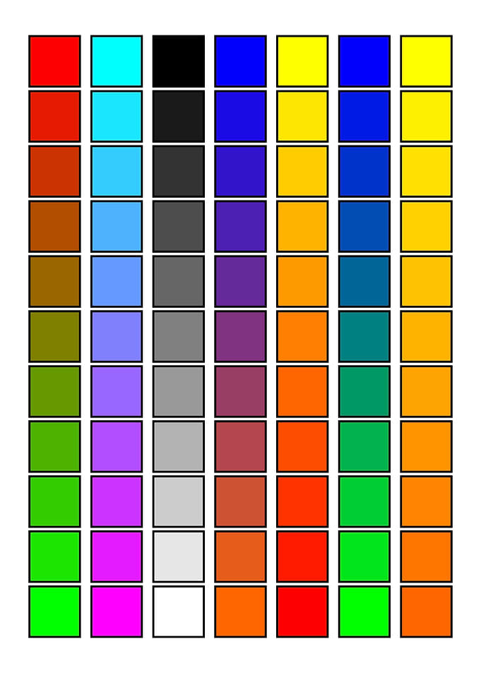 Color gradation