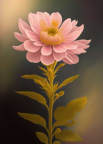 vintage flower art
