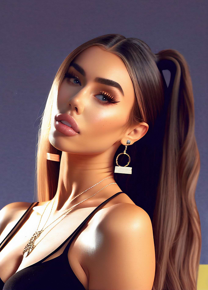 Madison Beer Digital Art