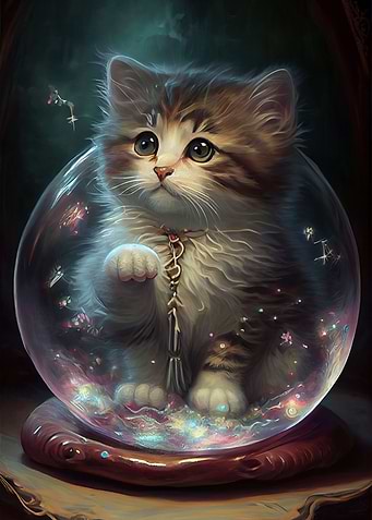 Funny Fantasy Cat