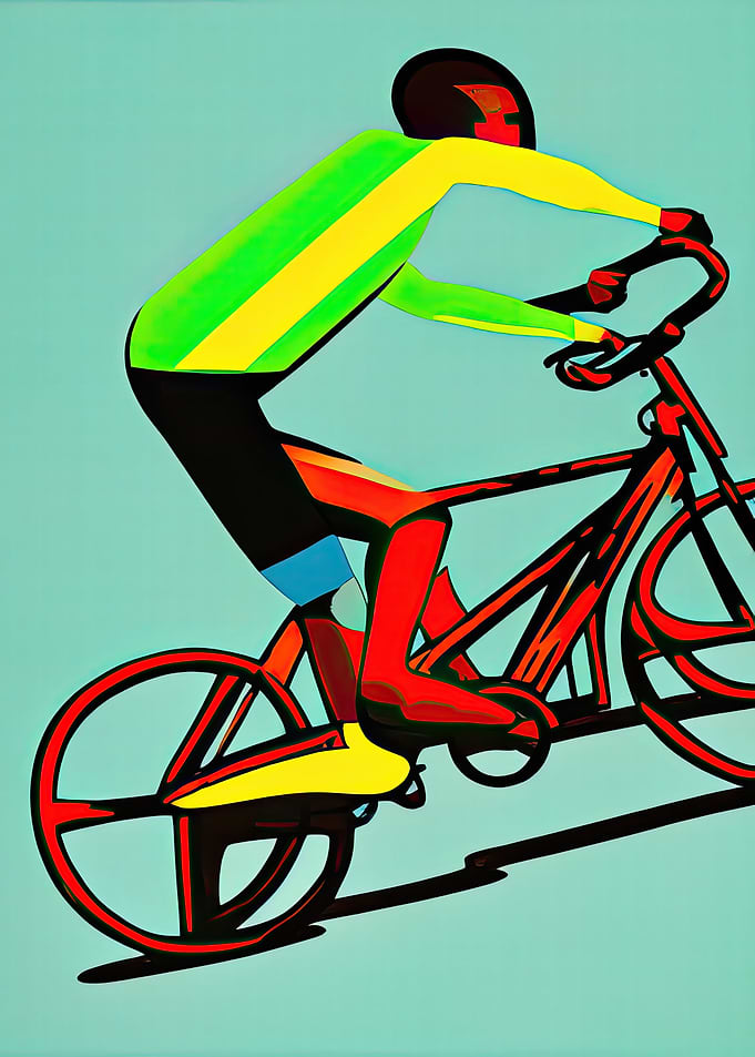 Speeding Cyclist 07