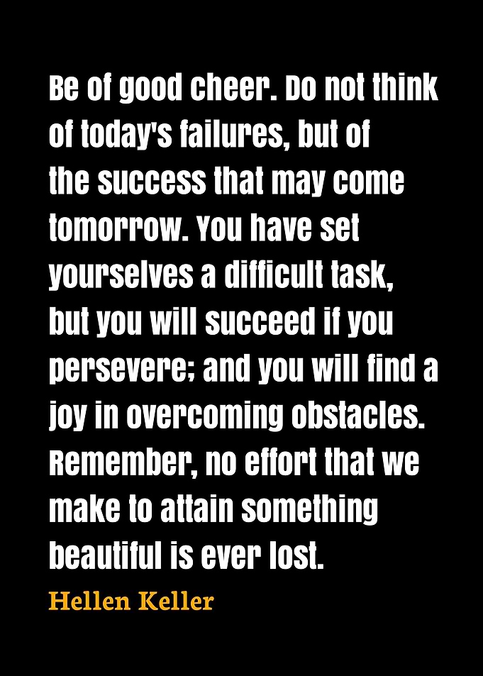 Hellen Keller Quote