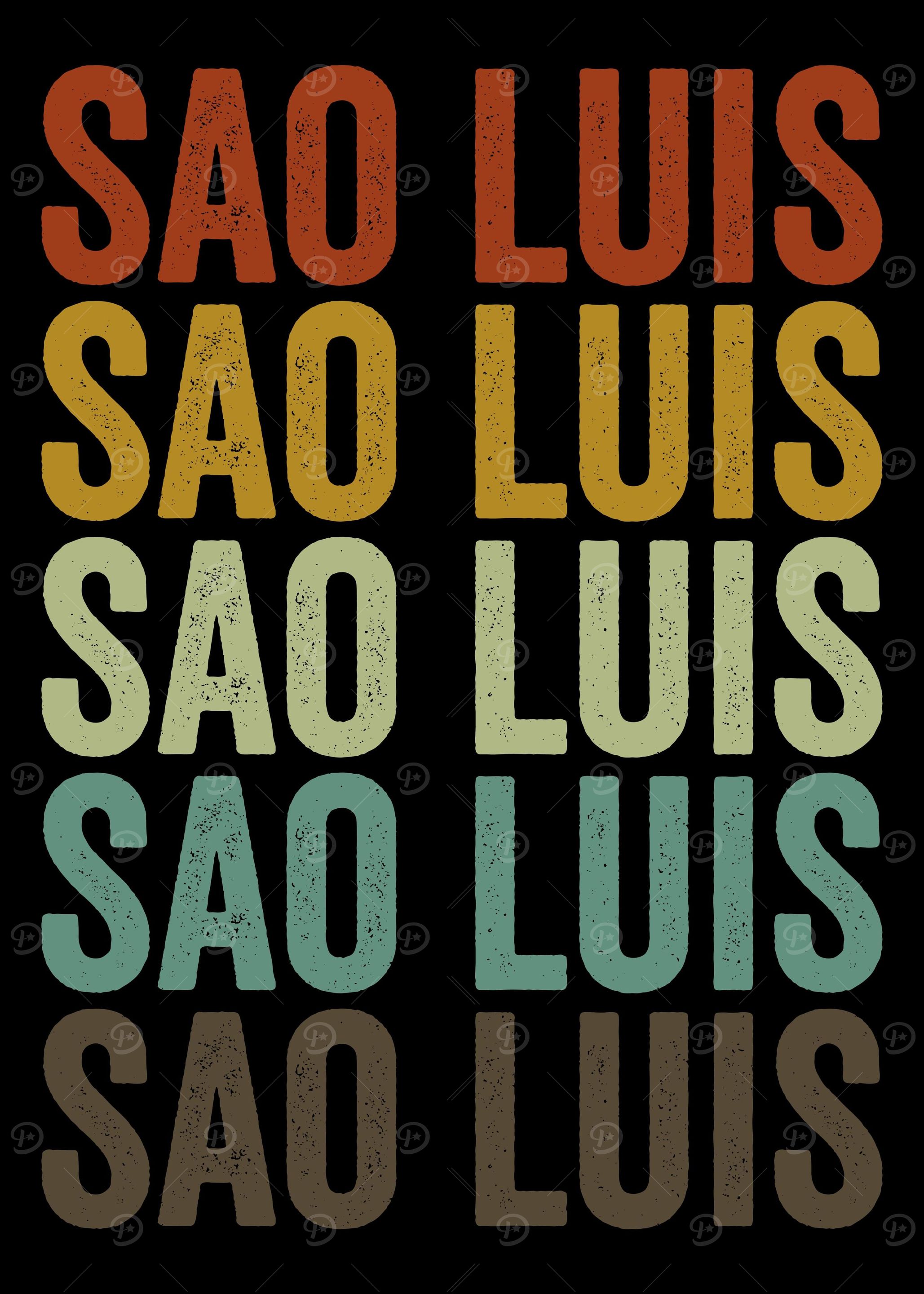 Sao Luis Brazil Retro