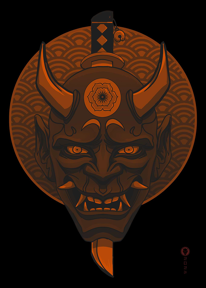 Japanese Hannya Mask