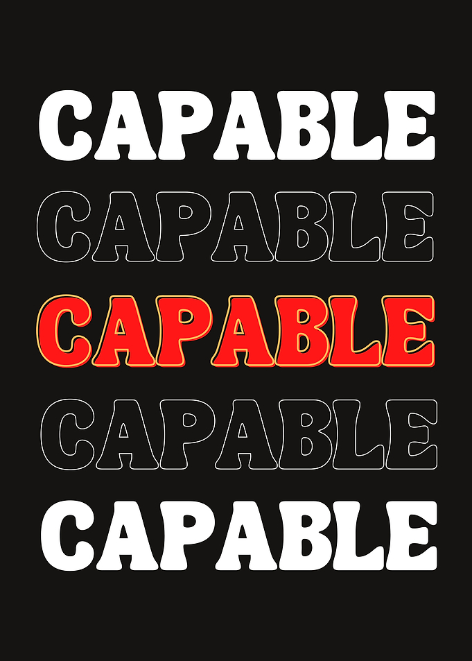 inspirational word capable
