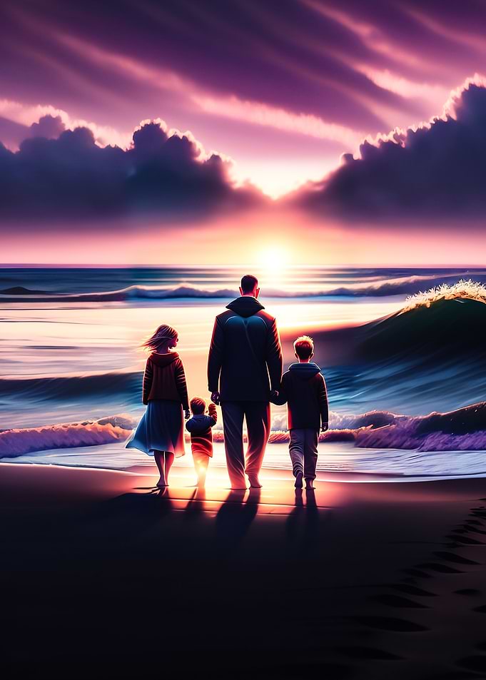 Loving family