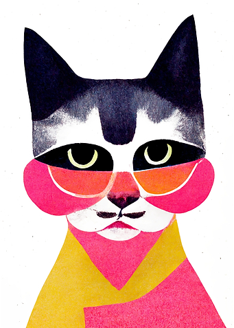 Neon Street Style Cat