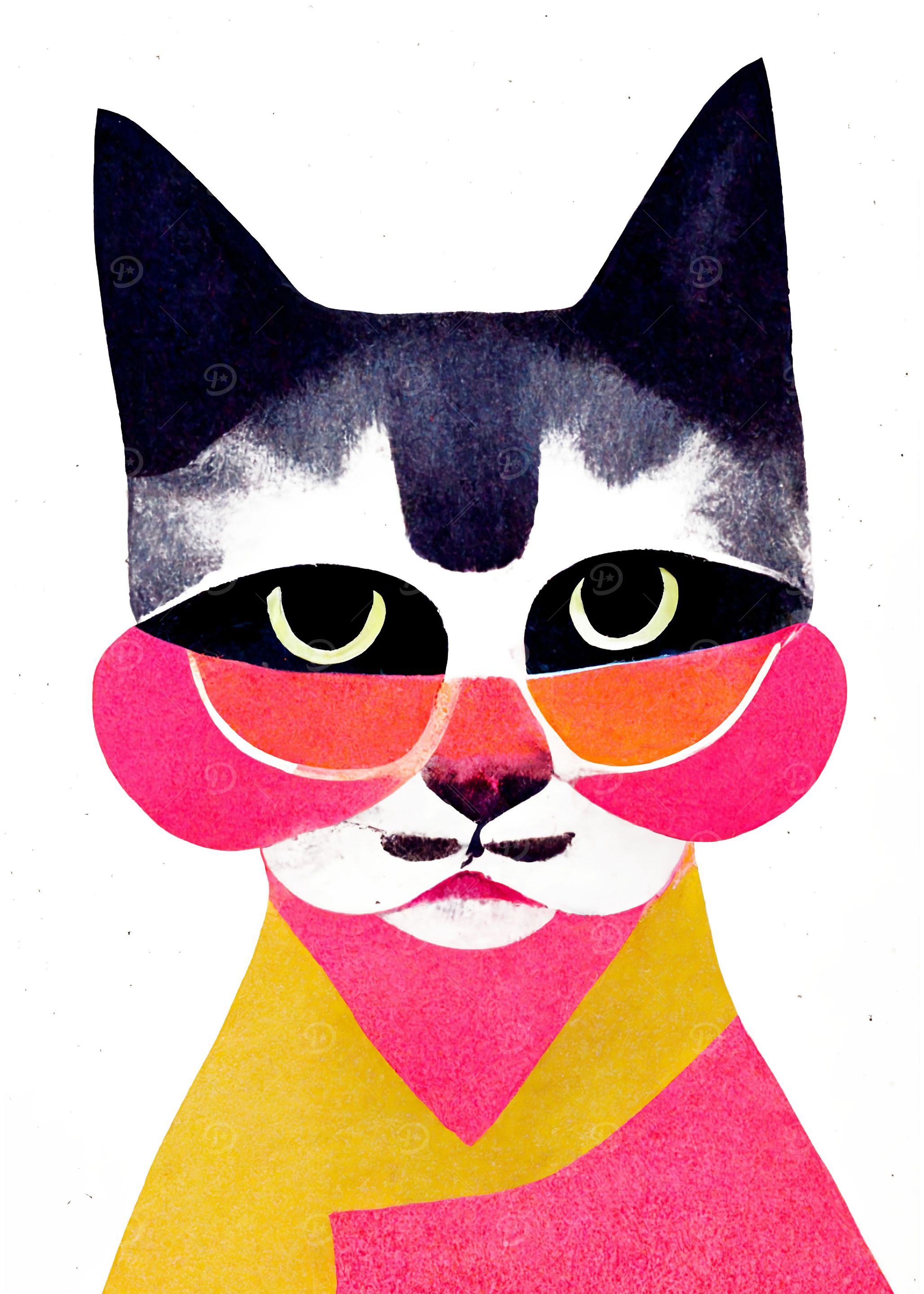 Neon Street Style Cat