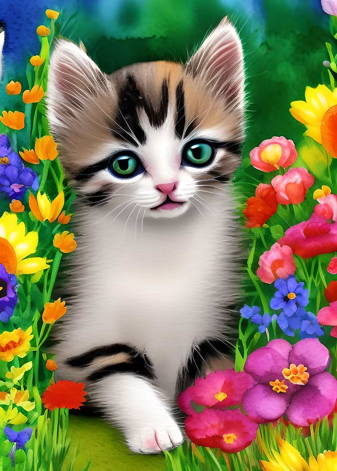 Cat Animal Cute Watercolor