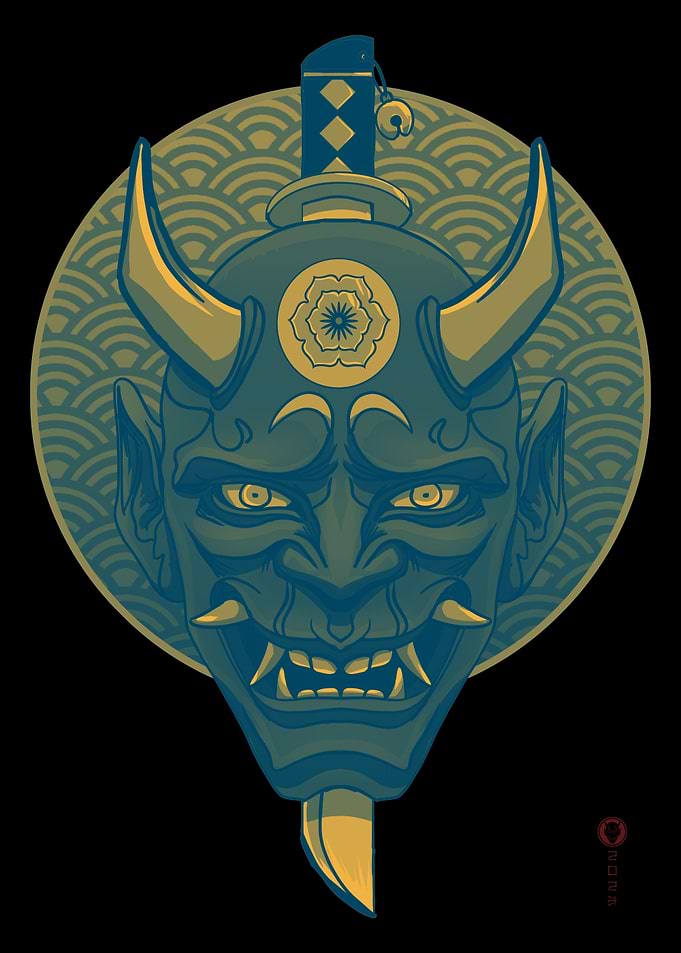 Japanese Hannya Mask