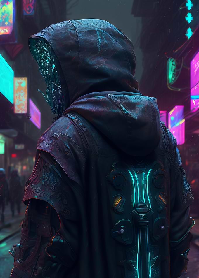 Vintage Cyberpunk Citizen