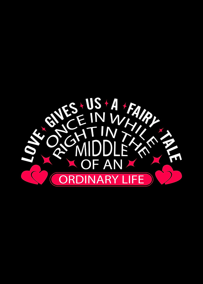 Love Gives us a fairy tale