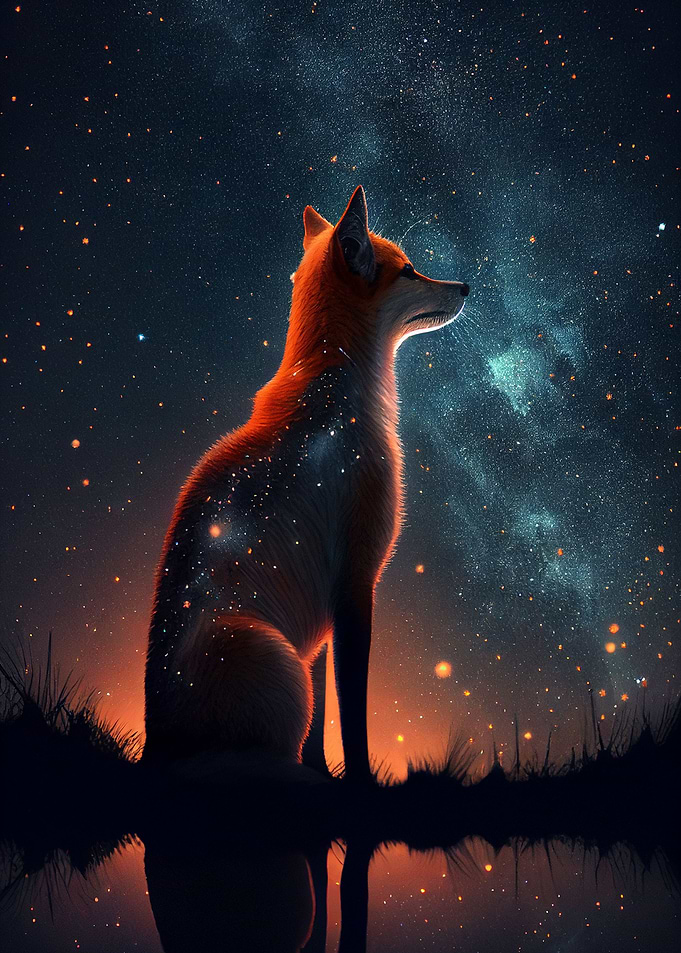 Fox Galaxy Animal