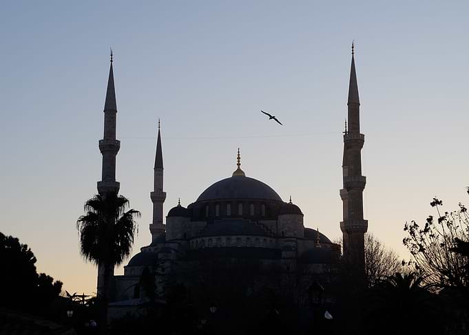 BLUE MOSQUE IN ISTANBUL