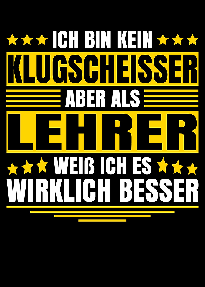 Herren Kein Klugscheisser