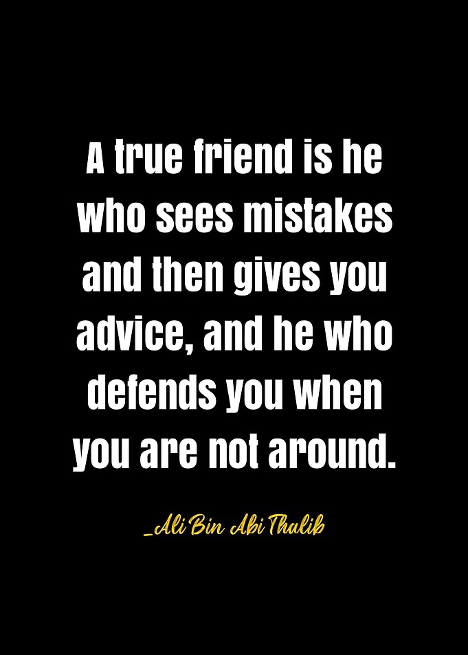 Ali Bin Abi Thalib quote