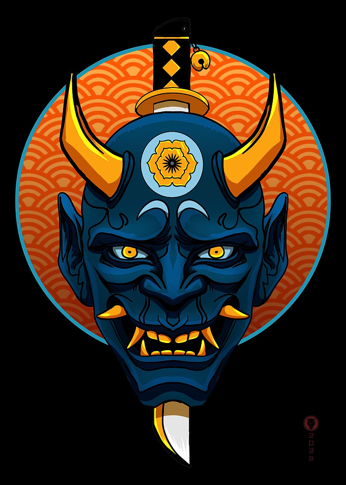Japanese Hannya Mask