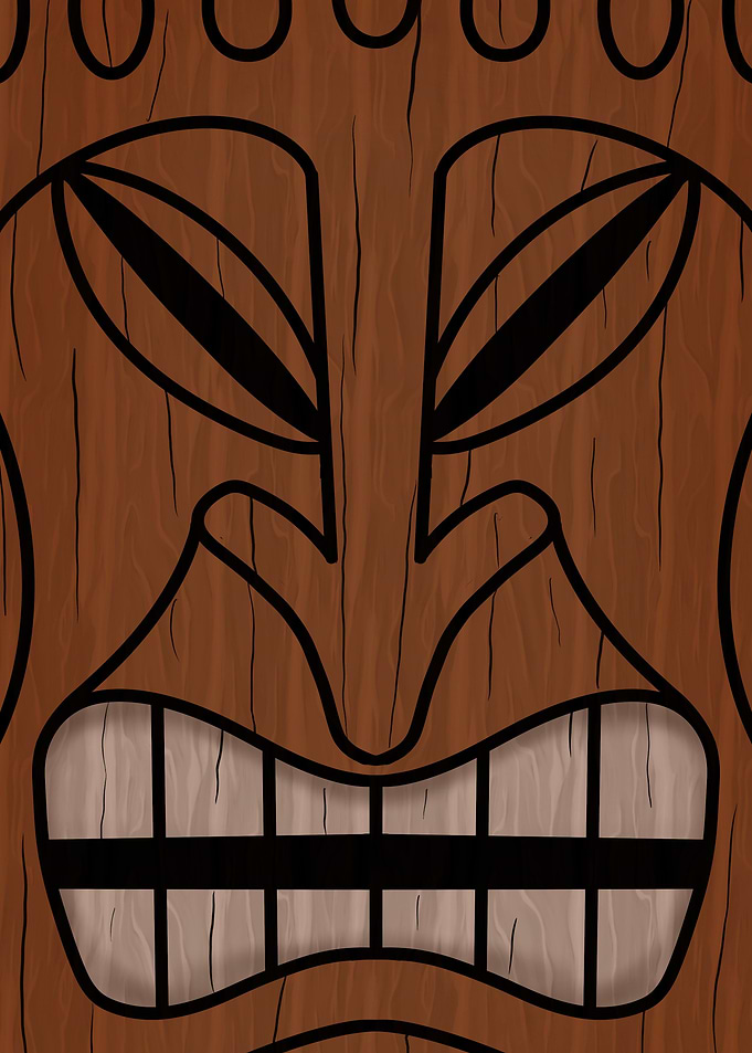 Tiki Mask Hawaii