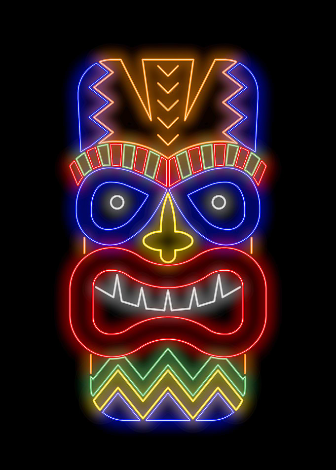 Tiki Mask 08