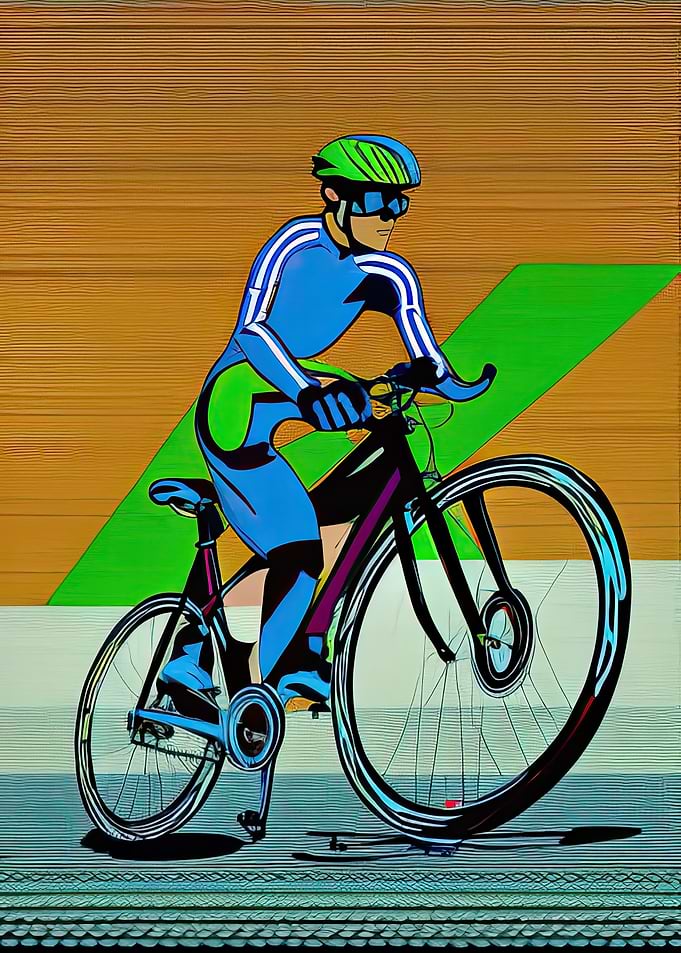 Speeding Cyclist 05