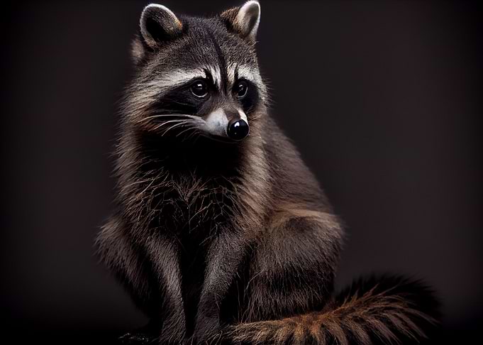 cute raccoon