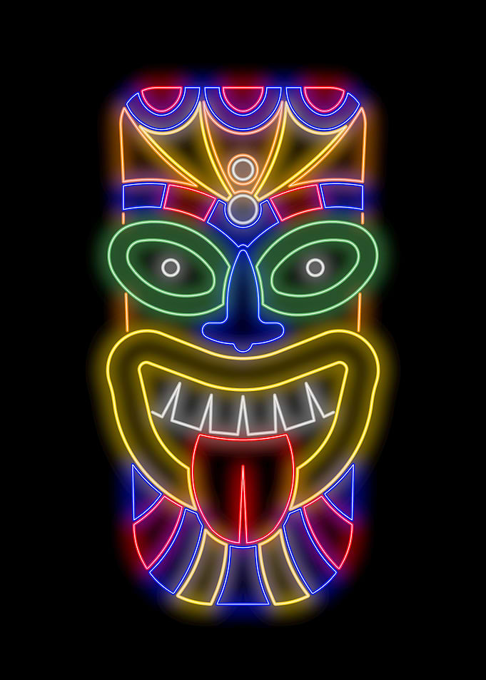 Tiki Mask 04