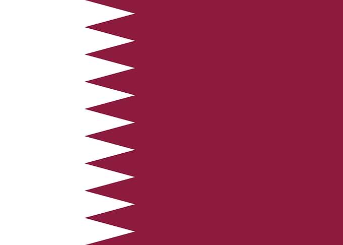 Qatari Flag of Qatar