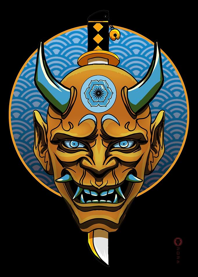 Japanese Hannya Mask