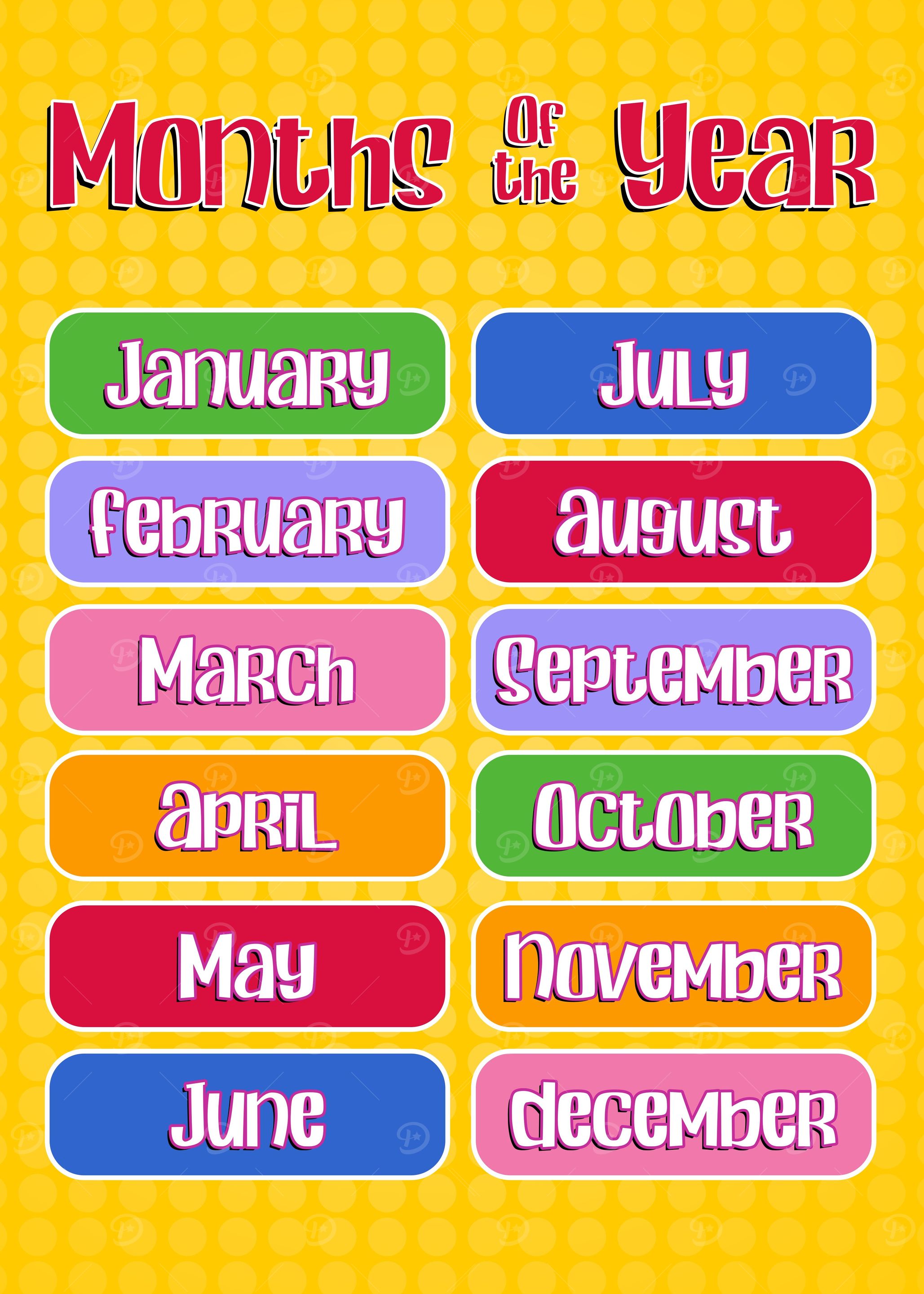 Months Of Year