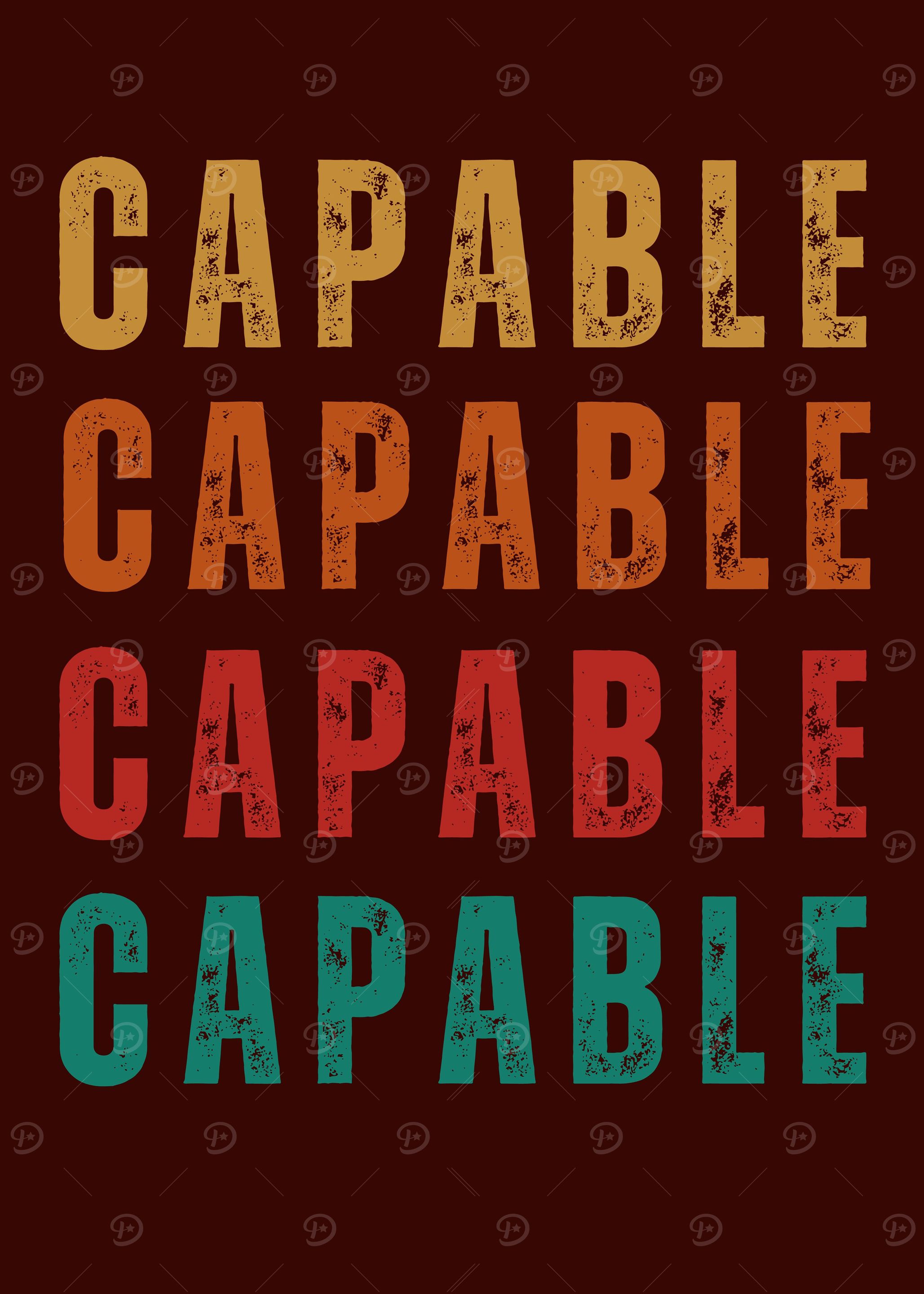 inspirational word capable