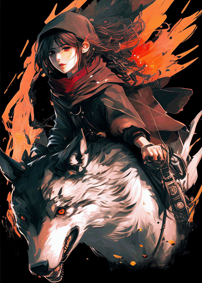 Anime Girl Wolf