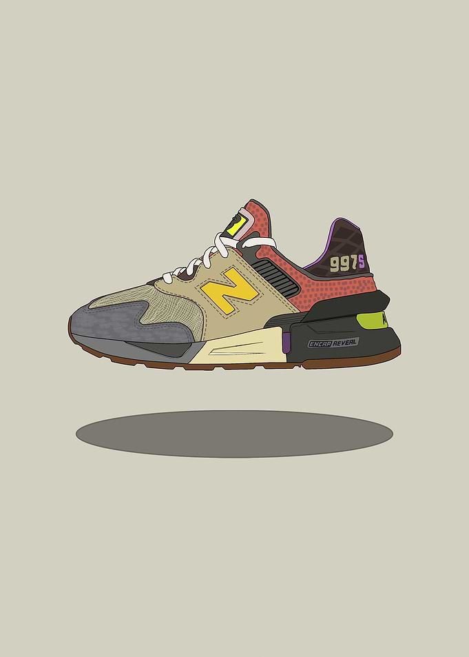 fly shoe 997s
