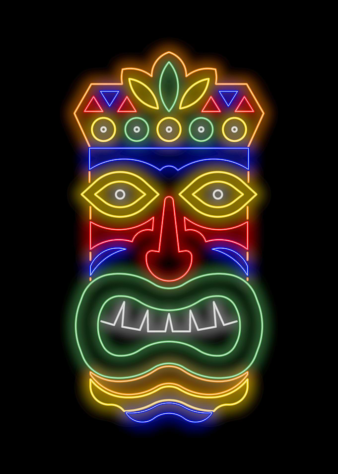 Tiki Mask 05