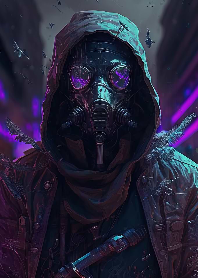 Cyberpunk Plague Doctor