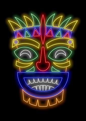 Tiki Mask 03