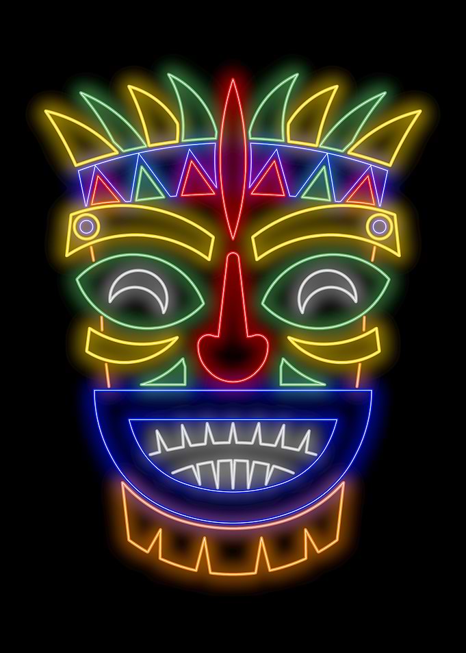 Tiki Mask 03