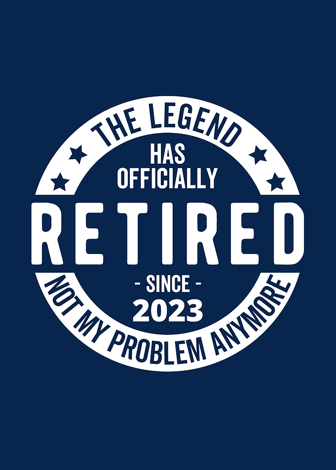 2023 Retired Officially