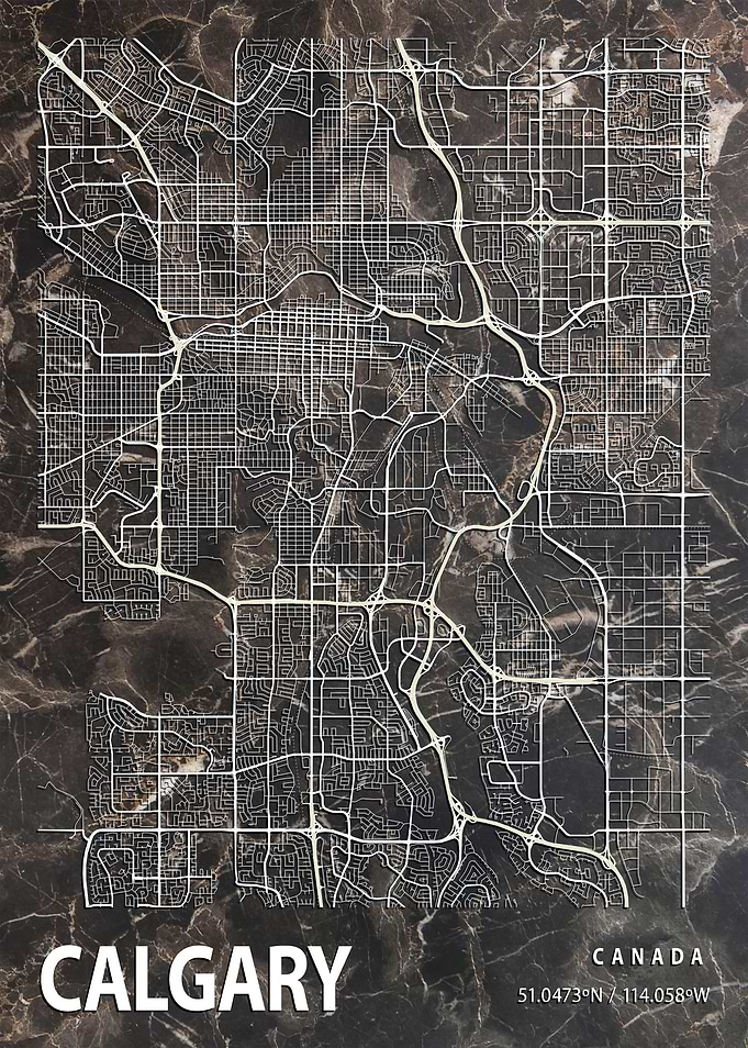CALGARY CITY MAP
