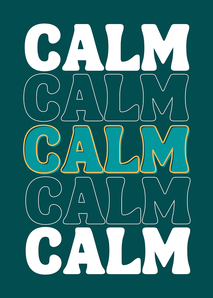 inspirational word calm