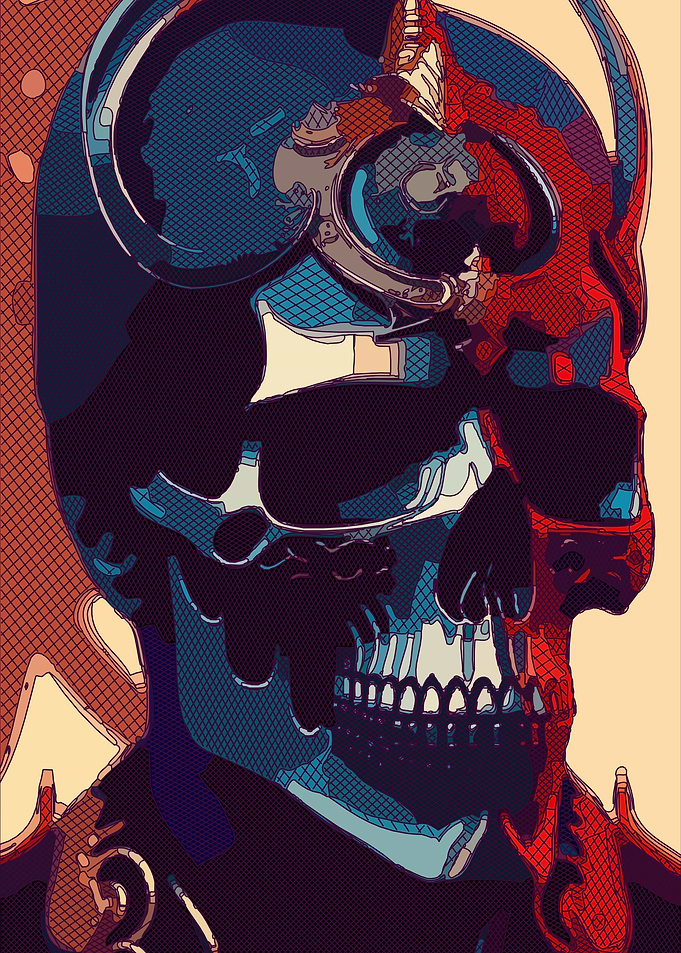 Geometric Skull 3