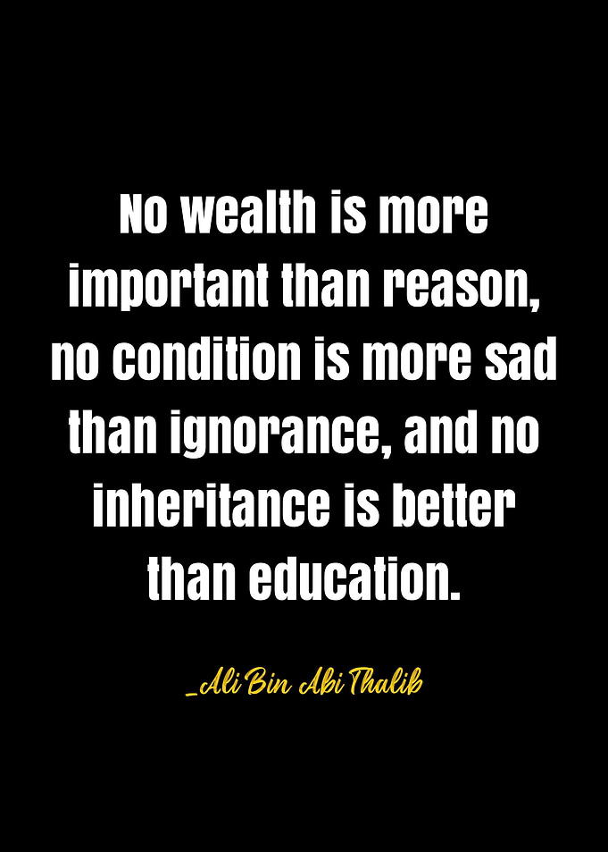 Ali Bin Abi Thalib quote