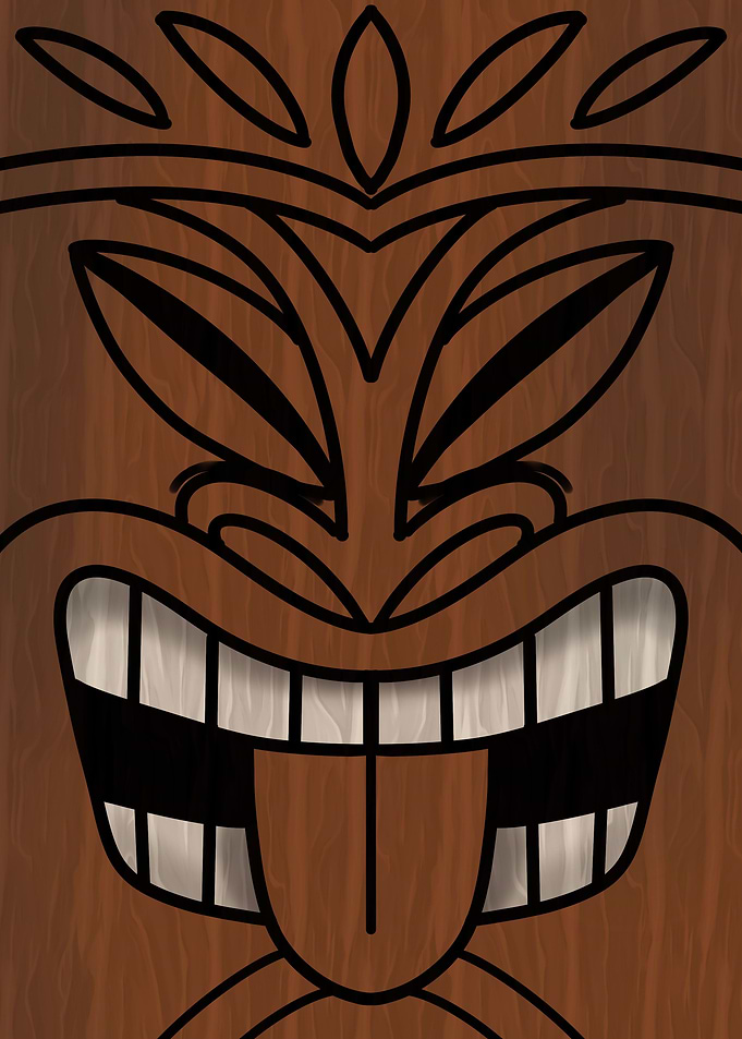 Tiki Mask Hawaii