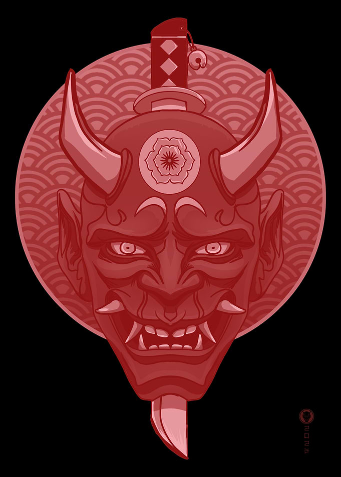 Japanese Hannya Mask