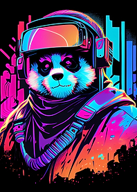 Panda Synthwave
