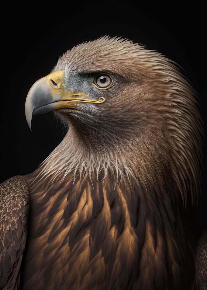 Brown Eagle Portrait