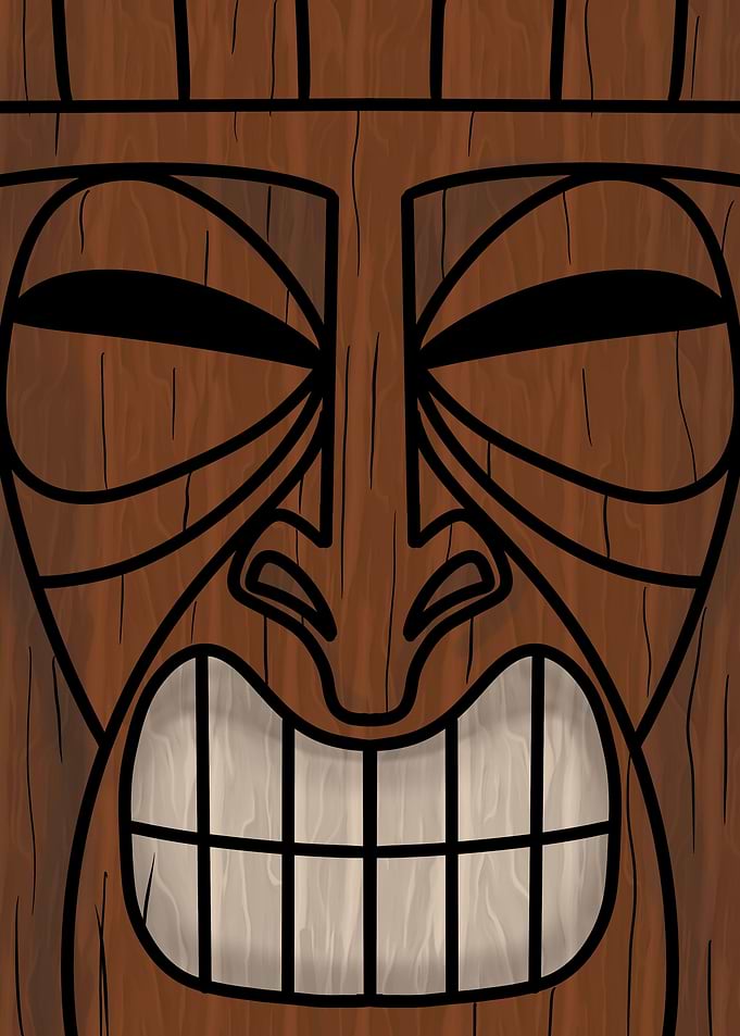 Tiki Mask Hawaii