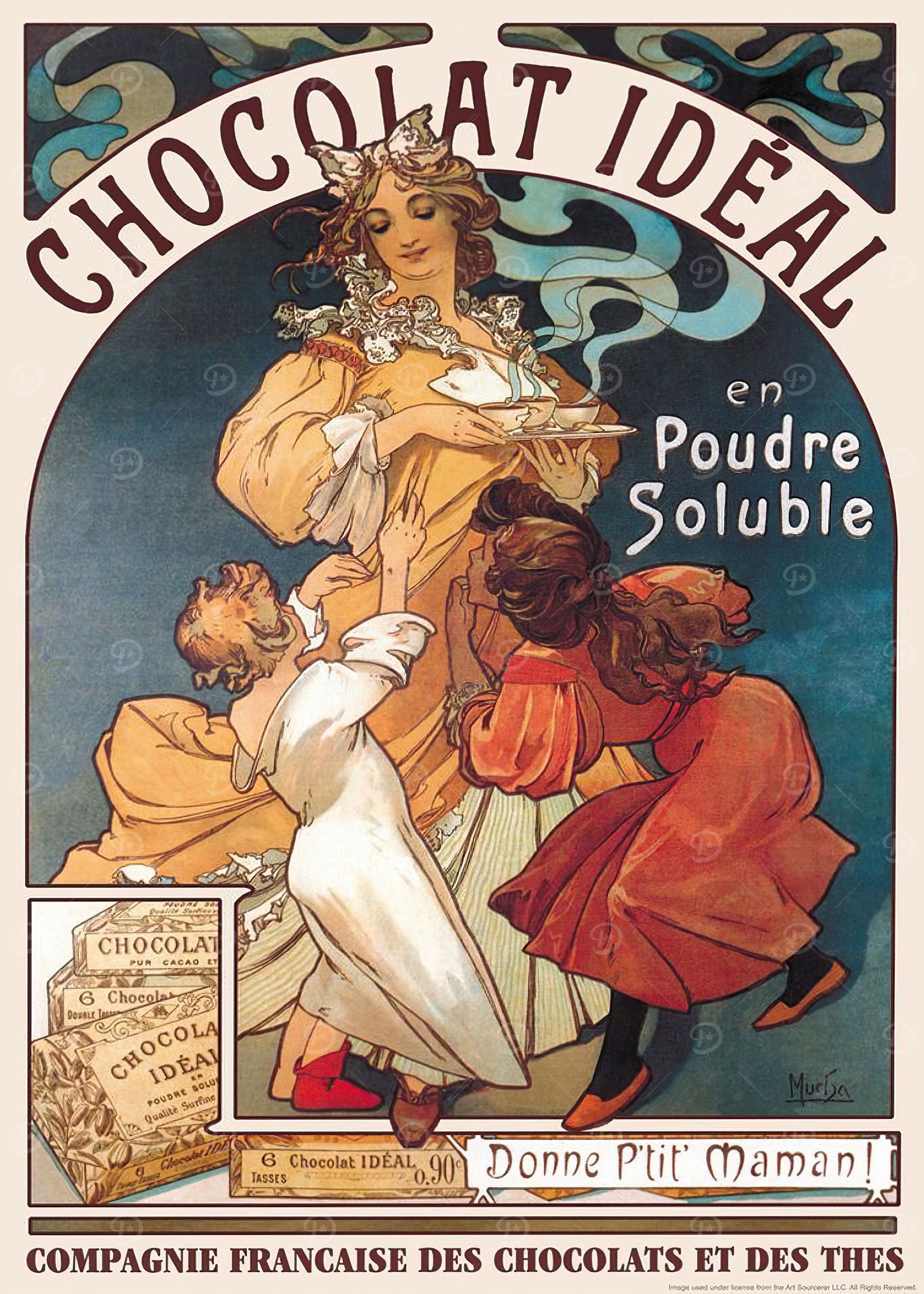 Chocolate Vintage Poster