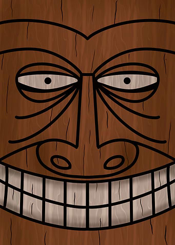 Tiki Mask expression